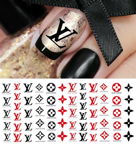 louis vuitton sticker for nails|Louis Vuitton nail transfers.